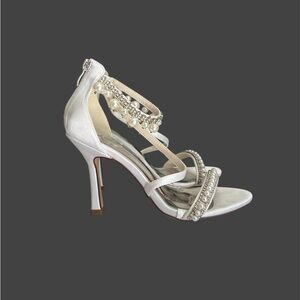 Women's Satin High Heel Sandals size 36